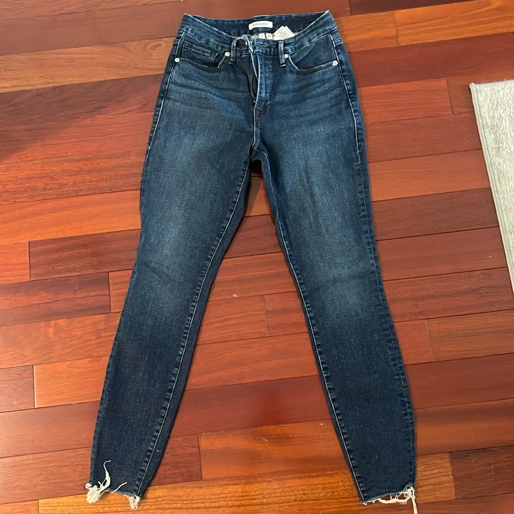 Good American blue jeans